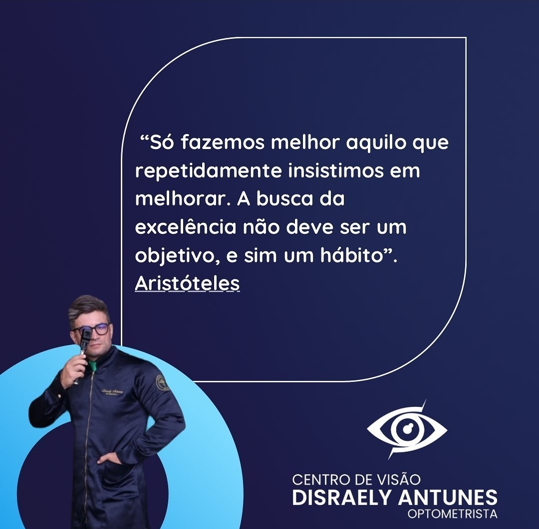 Disraely Antunes em atendimento optométrico